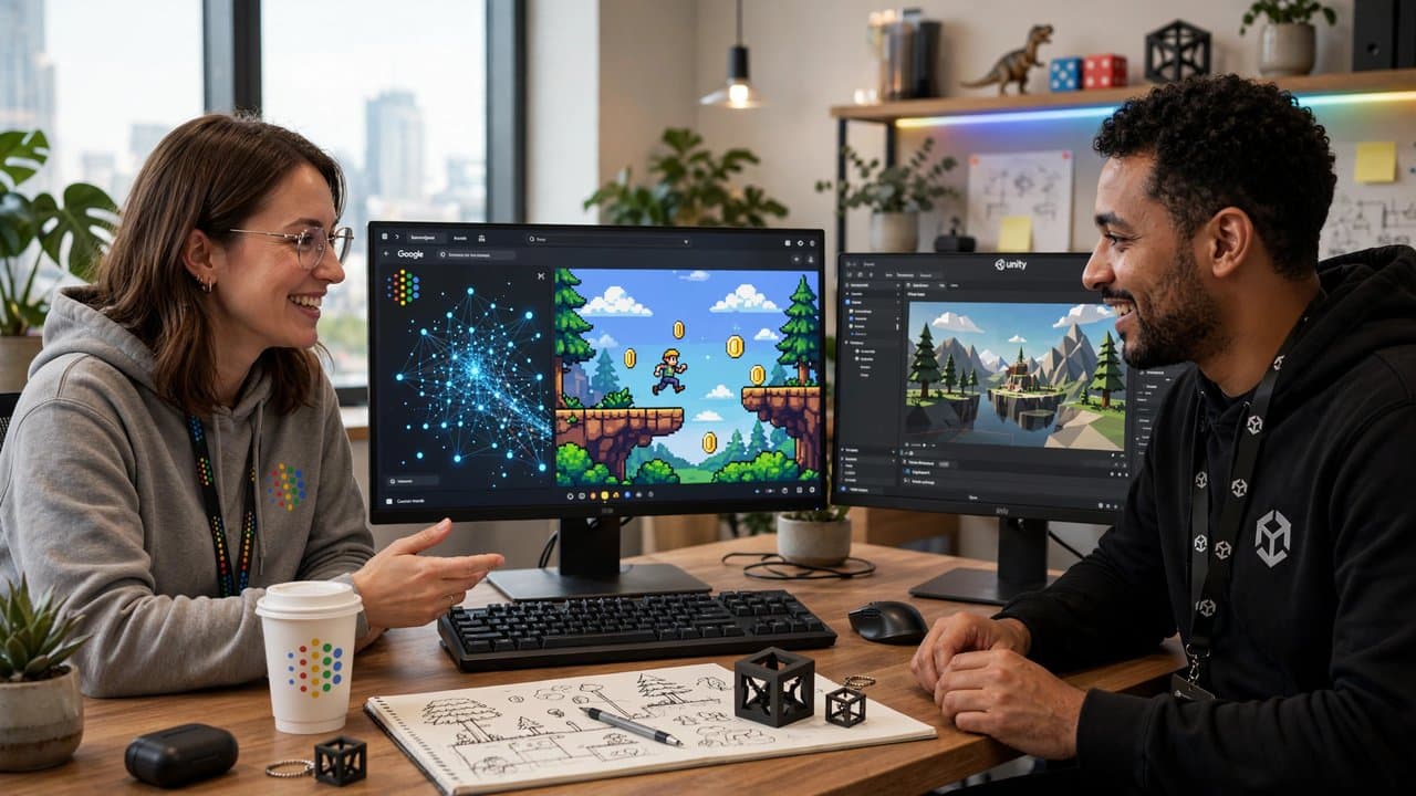 In March, Google's AI Tanked Unity's Stock 22%. This Week They're Building Games Together.