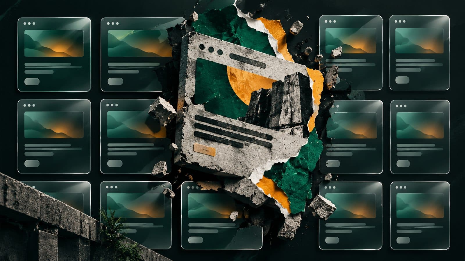 AI Made Every Website Look Identical. The Rebellion Is Deliberately Ugly.