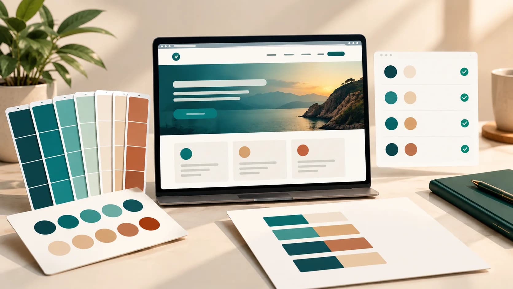 How to Choose a Website Color Palette That Passes Contrast