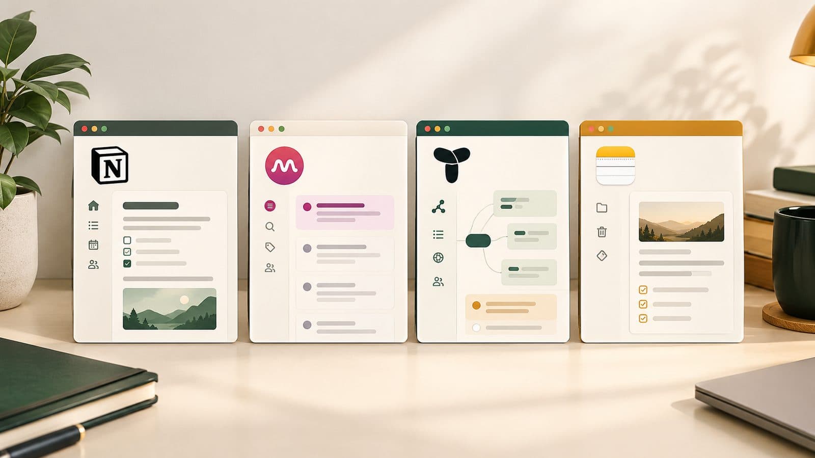 Notion vs. Mem vs. Tana vs. Apple Notes: The Honest 2026 Verdict